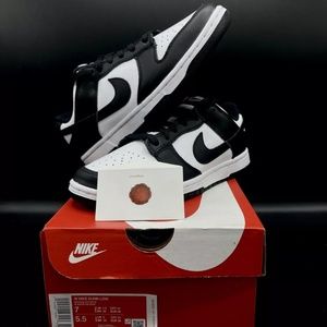 ($155) Nike Dunk Low Black White